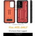 thumbnail image 2 of Caseborne ArmadilloTek V Compatible with Samsung Galaxy A52 5G Case (2021 Release), Military Grade Full-Body Rugged with Built-in Kickstand [Screenless Version] - Red, 2 of 5