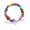Color mixed foam, variant on Rose Floral Wreath Elastic Headband Fashionable Headdress Hairband Headpiece For Festival Parties And Celebrations
