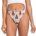 thumbnail image 1 of Balery German Shepherd Dog Tangas de Algodón para Mujer con Estampado – Ropa Interior Sexy, Transpirable, G-string-4X-Large, 1 of 6