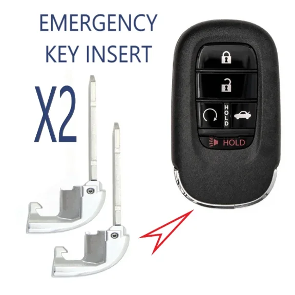 X2 EMERGENCY KEY INSERT FOR HONDA ACCORD CIVIC HR-V CR-V 2022-2026 35118-T20-305