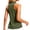 Green, variant on Women's Sleeveless Golf Shirts Collared Half Zipper Tank Tops Lightweight Raceback Workout Athletic Tennis Tops Wine M