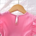 thumbnail image 4 of Qudderr Robes de Princesse pour Filles 4-12 Ans Robe en Dentelle Col en V Été Manches Courtes Robe d'Été pour Filles, 4 of 9