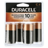 Duracell Coppertop C Alkaline Batteries 4/PK