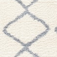 thumbnail image 3 of SAFAVIEH Venus Jonah Abstract Geometric Shag Area Rug, Ivory/Grey, 6'7" x 6'7" Round, 3 of 4
