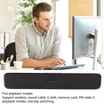 thumbnail image 3 of Bar Speaker, Noise Reduction   Soundbar 1200mAh 5 Playback Modes HiFi Sound  for Home, 3 of 7