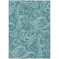 thumbnail image 2 of Addison Rugs Chantille Indoor/Outdoor Transitional Paisley Turquoise Washable Rectangle Rug, 5' x 7'6", 2 of 6