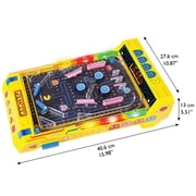 PAC-MAN: Arcade Pinball - Electronic Tabletop Game, Vibrating Bumpers & LED Scoreboard, Licensed Collectible Toy, Family & Kids Classic Play, Ages 6+
