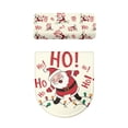 thumbnail image 5 of HELLHERO Toilet Lid Seat Cover Set 2-Piece Elastic Fabric Dustproof for Family, 5 of 8
