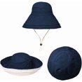 thumbnail image 2 of czcpp-Women Sun Hat Reversible Wide Brim Summer Beach Hat Foldable Gardening Hat Sun Cap Chin Strap, 2 of 4