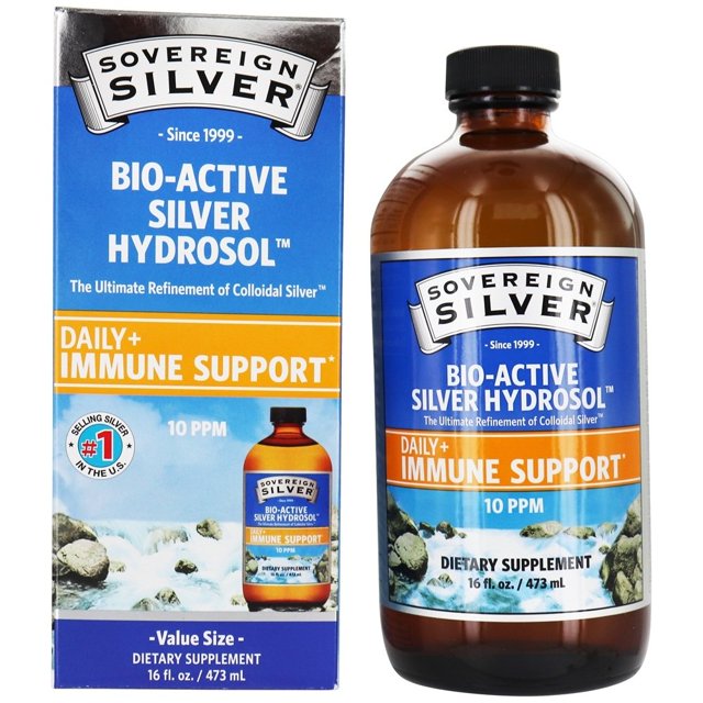 Sovereign Silver - Bio-Active Silver Hydrosol 10 Ppm - 16 fl. oz.