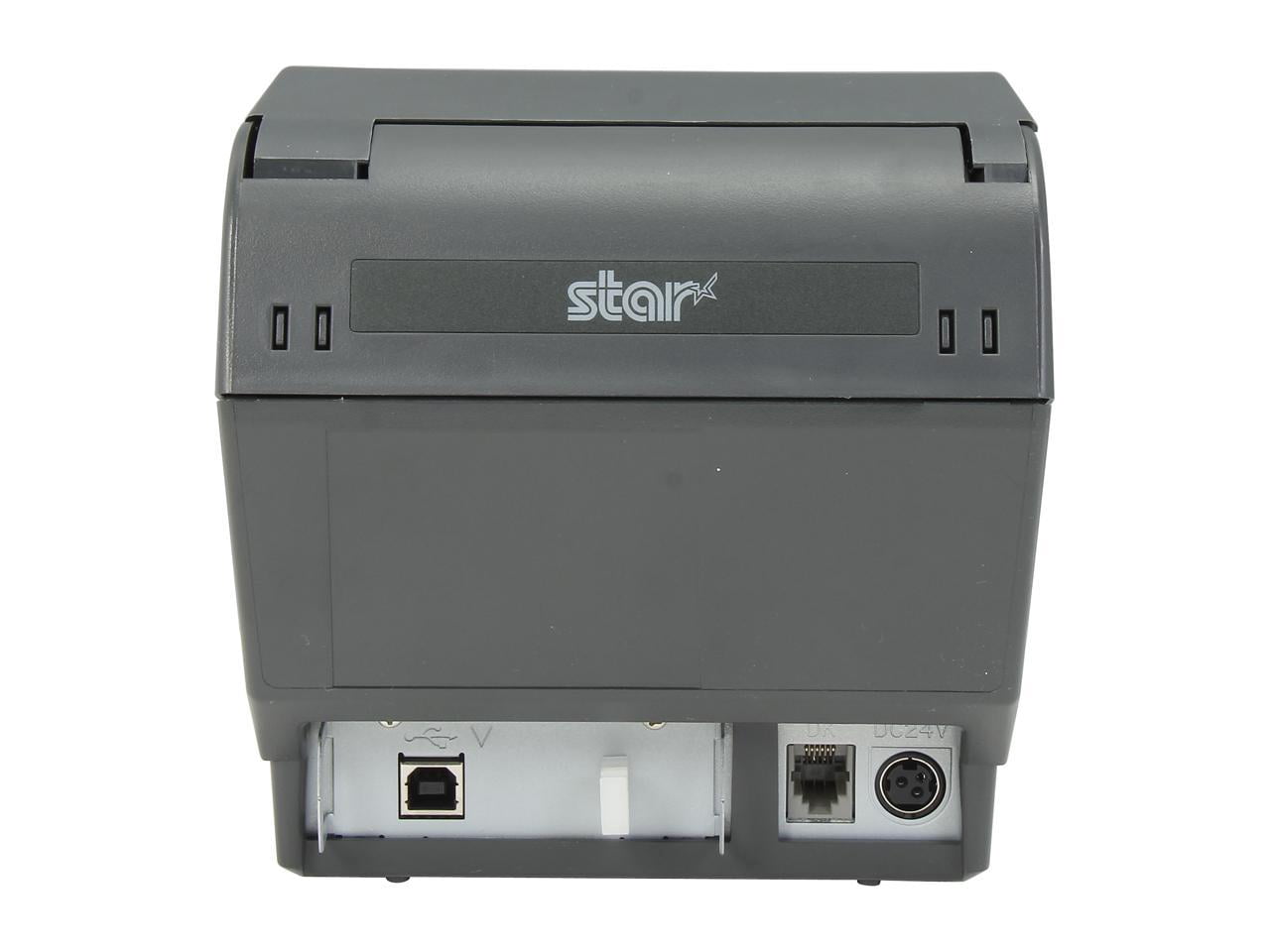 Star Micronics 39442511 TSP700 Series Direct Thermal Receipt Printer, USB - Gray - TSP743IIU-24GRY