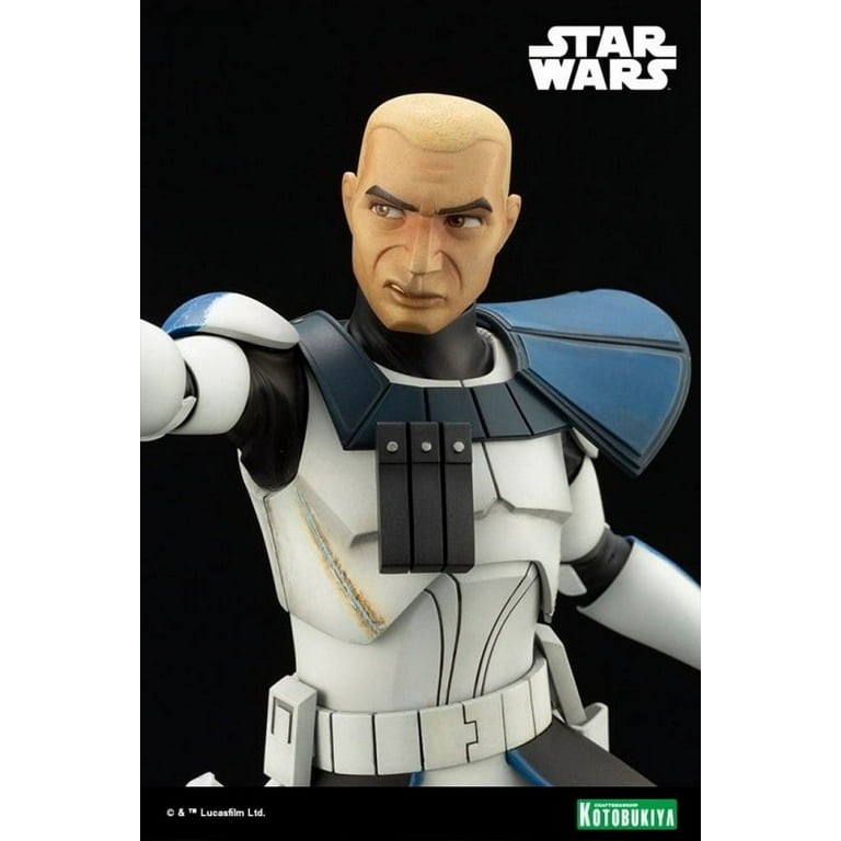 Star Wars: The Clone Wars Captain Rex ARTFX+ Statue By Kotobukiya - 20th Anniversary Edition With Yoda Build