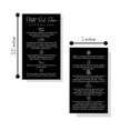 thumbnail image 2 of PRF Platelet Rich Fibrin Aftercare Instructions Card  50 Pack  2x3.5 inches Business Card  PRF Supplies  Black Card Design, 2 of 6
