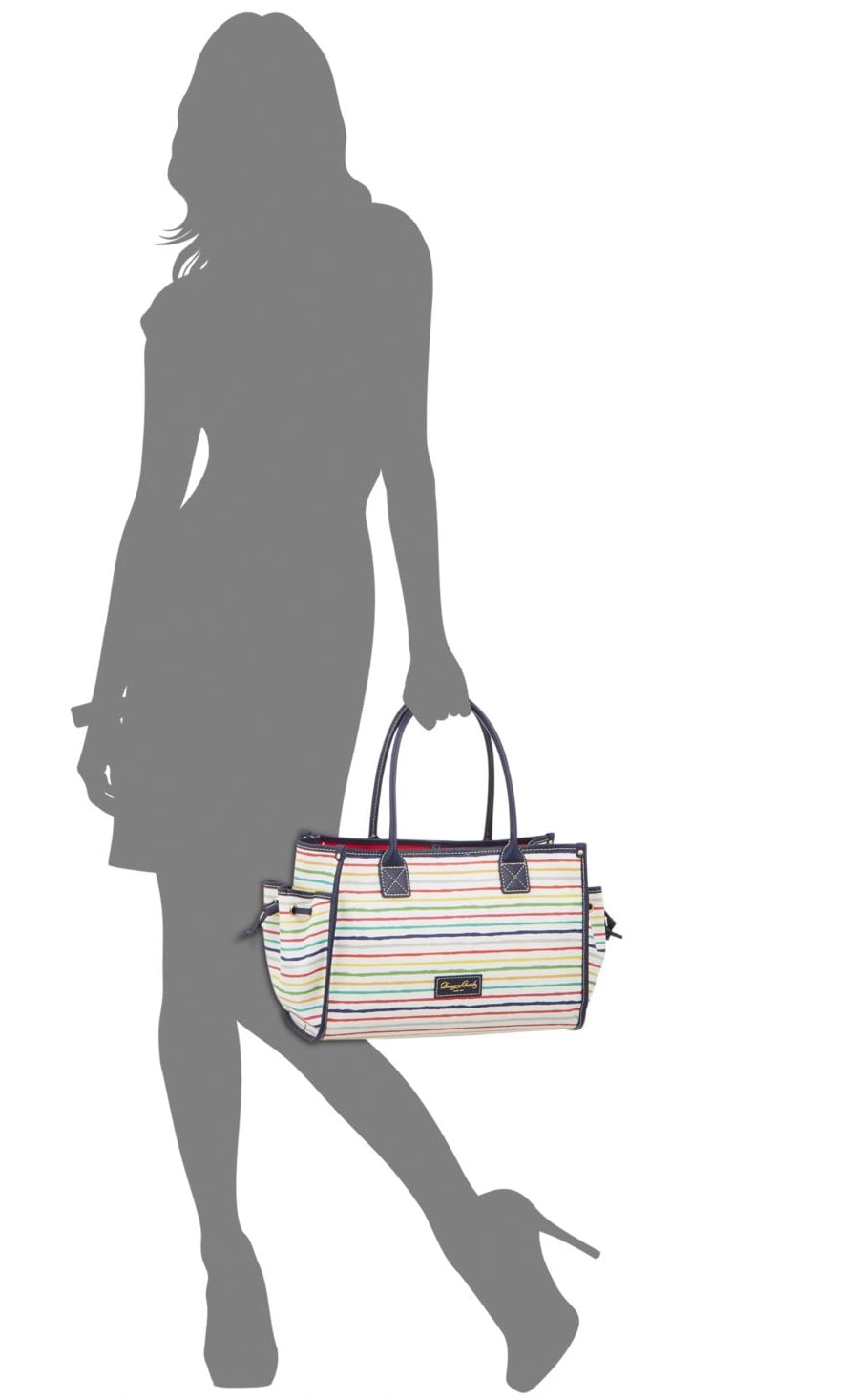 Dooney Bourke Multi Watercolor Stripe Tote Walmart