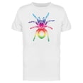 thumbnail image 1 of Smartprints Mens Graphic Tee - Rainbow Tarantula - Regular Fit 100% Cotton, 1 of 2