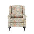 thumbnail image 3 of Homesvale Elmina Push Back Recliner Chair, Multi Coral Paisley, 3 of 7