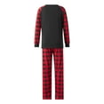 thumbnail image 4 of Parent-Child Christmas Nightclothes, Long Sleeve Round Neck Car Print Tops Trousers Suit for Adults Kids / Baby Romper, 4 of 10