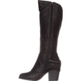 thumbnail image 3 of Womens AR35 Edyth Block-Heel Knee-High Boots, Black, 3 of 6