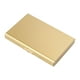 thumbnail image 5 of Tarjetero RFID de metal para tarjetas de crédito, de acero inoxidable, para tarjetas de visita Oro, 5 of 9
