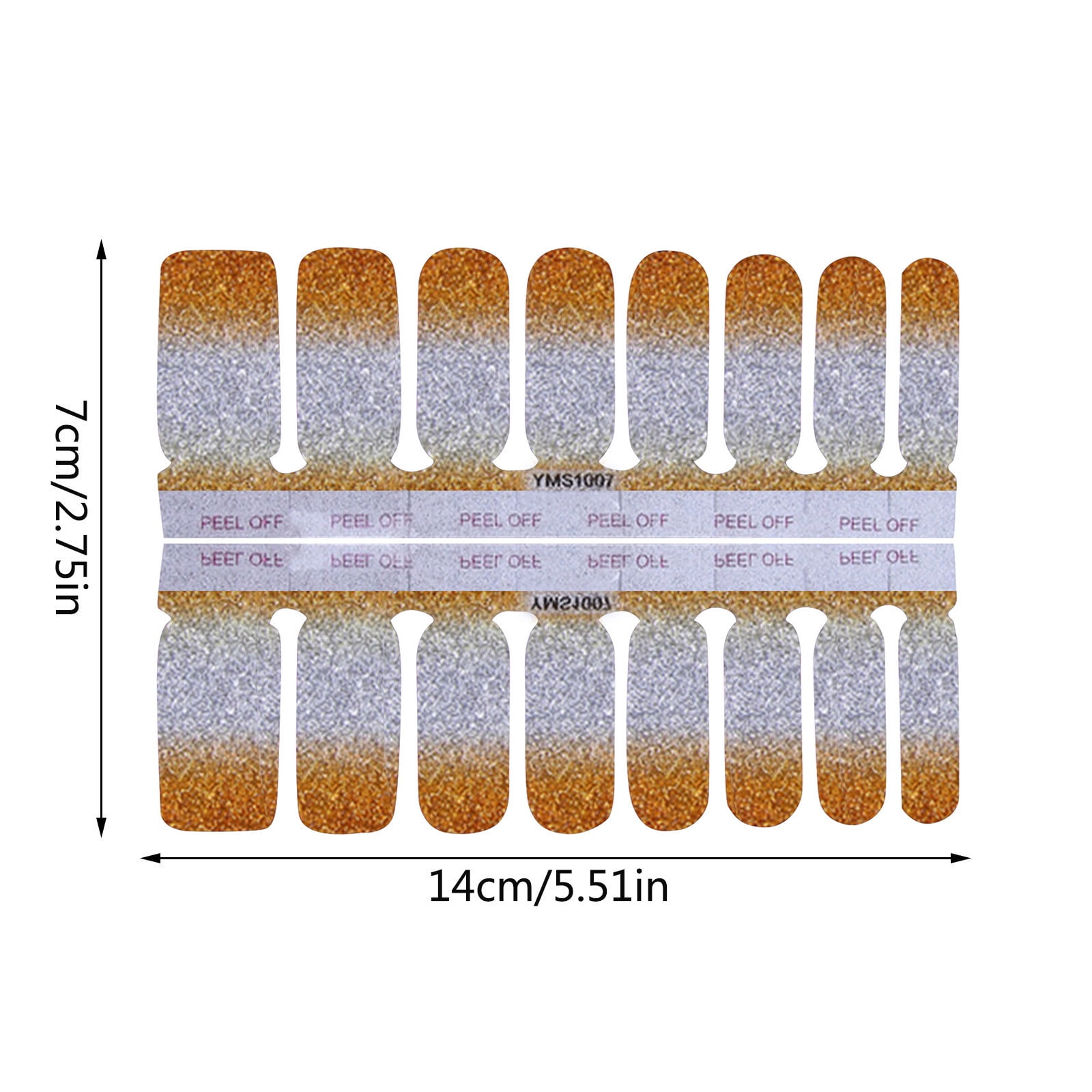 Nail Bling Stickers Cool Nail Stuff Fiberglass Nails Strips Nail Stamping Kits for Short Nails Nail Heart Stencils Cool Nails for Teenagers Kids Stickers 10-12 Polish Strips Petite Nail Decals Self