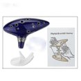 thumbnail image 1 of Hot 12 Hole Ocarina Ceramic Alto C Legend Of Zelda Ocarina Flute Blue Instrument, 1 of 4