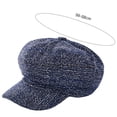 thumbnail image 5 of Boinas para mujer Gorro de lana a cuadros Gorra de repartidor de periódicos para mujer Boina para mujer Gorro de repartidor de periódicos Gorra de lana francesa Clásica Otoño Primavera, 5 of 5