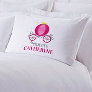 Princess Carriage Personalized Kids Standard Pillowcase