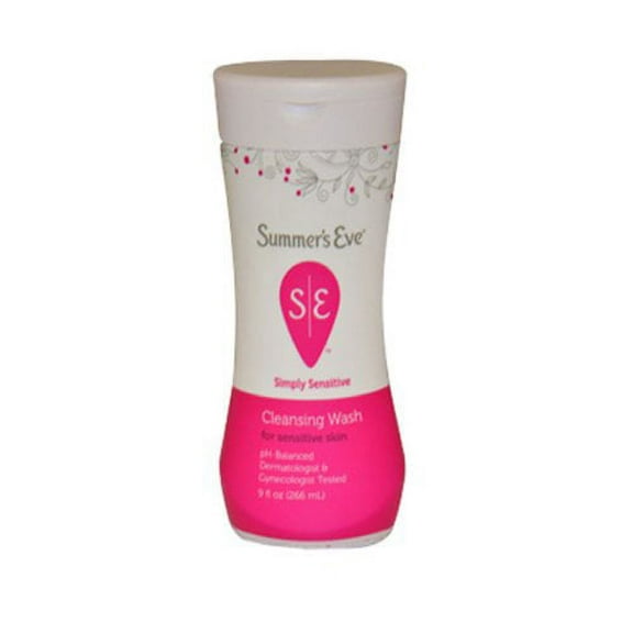 6 Pack - Summer's Eve Cleansing Wash Sensitive Skin 9 oz Each