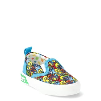 Carozoo Excavatrice Bleu Foncé (Excavator Dark Blue), Chaussures Bébé