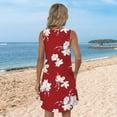 thumbnail image 5 of WQD Womens Summer Dresses 2026 Loose V Neck Sleeveless Sundress Casual Lightweight Beach Vacation Swimsuit Cover Up Dress, 5 of 8