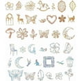 thumbnail image 6 of 160Pcs 4 Styles Hollow Cut Scrapbook Paper Vintage Artistic Butterflies Moon Flowers Leaves Decorative Specialty Paper Kits, 6 of 6