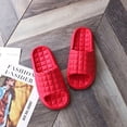thumbnail image 2 of Zapatillas de casa de Interior para hombre y mujer, chanclas suaves y cómodas para el baño, zapatos planos familiares, sandalias de Hotel, moda de verano, 2 of 7