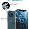 thumbnail image 2 of iPhone 11 Case | Crystal Clear Case | Hard PC+Silicone Bumper| Wireless Charging | Compatible with iPhone 11 iPhone 12 Pro Max, 2 of 7