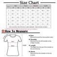 thumbnail image 2 of Camisetas De Manga Corta Camiseta informal para mujer, cuello redondo, retro, floral, elegante, de moda, uso diario (negro S) Cgtredaw para Mujer Negro T XL, 2 of 8