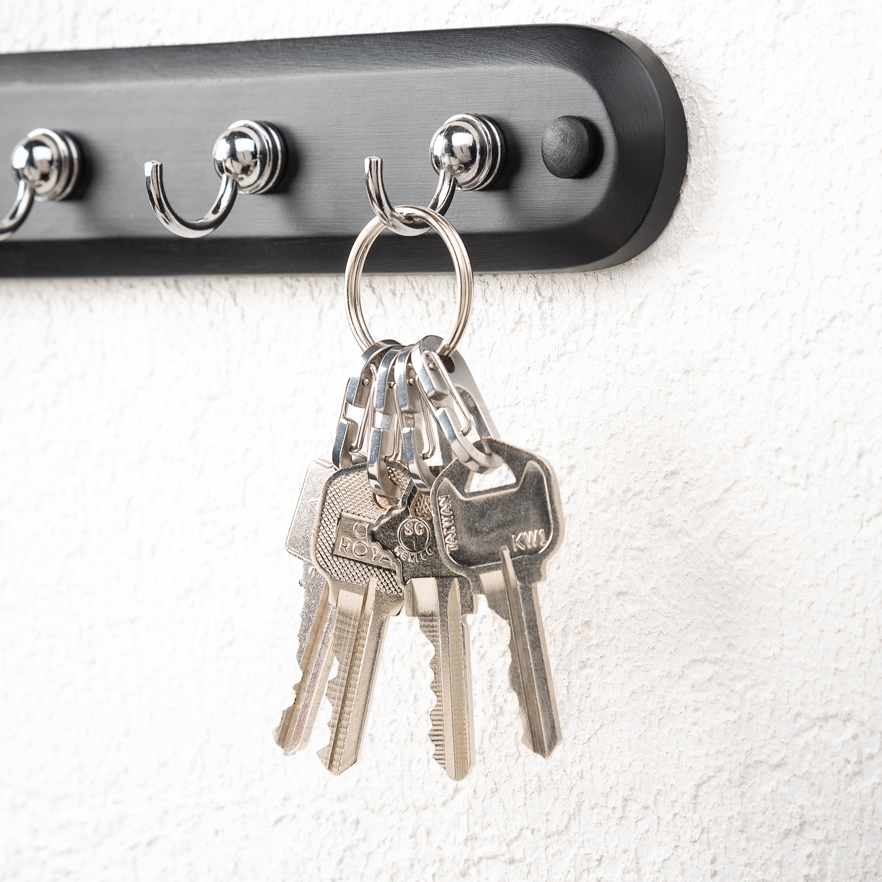 Nite Ize KeyRing MicroLink - Keychain Ring with Small Carabiners - Key Holder & Organizer Accessories - Heavy-Duty & Stainless Steel S-Biner Key Clips with Key Ring - 2 Pack