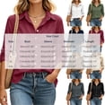 thumbnail image 4 of CBASIHI Womens Cotton Linen Button Down Shirts- Collared Loose Fit Long Sleeve Casual Lightweight Fall Tops Army Green Size M, 4 of 9