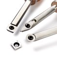 thumbnail image 4 of Woodriver Carbide Replaceable Tip Turning Tool 3-Piece Set Round, Square, Diamond Tips, 4 of 8