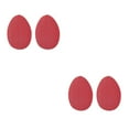 thumbnail image 4 of Guardoinrt Coussinets de Chaussures Antidérapants Fiables pour Talons Hauts avec Endos Autocollant Bout Rond Rouge 2 Ensembles, 4 of 6