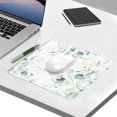 thumbnail image 3 of Mouse pad eulps con borde cosido, antideslizante, lavable, diseño de hojas, 3 of 7