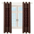thumbnail image 4 of Bohemia Blackout Curtains Window Drapes Room Darkening Thermal Insulated Grommets Blackout Curtains, for Living, Dining, Bedroom,2 Panels, 4 of 6
