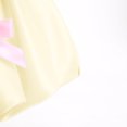 thumbnail image 6 of IBTOM CASTLE Baby Girl Dress Satin Bubble Pink Bow Ruffle Pageant Formal Princess Toddler Girl Fancy Dress Photo Shoot Yellow, 6 of 7