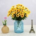 thumbnail image 4 of D-GROEE Sunflowers Artificial Flowers Spring Summer Decor, 4 Pack Fake Flowers Silk Faux Sunflower Bouquet Arrangement for Vase Wedding Table Home Porch Indoor Outdoor Bee Day Decorations, 4 of 7