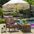 thumbnail image 5 of ARDEN Outdoor Deep Seat Cushion Set, 24 x 24, Water Repellant, Fade Resistant, Deep Seat Bottom and Back Cushion for Chair, Sofa, and Couch, Ruby Clarissa, 5 of 13