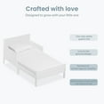 thumbnail image 2 of Dream On Me Holland Toddler Bed made with Sustainable New Zealand Pinewood, White, 2 of 7
