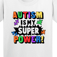 thumbnail image 4 of Inktastic Autism is My Super Power with Puzzle Pieces Youth T-Shirt, 4 of 5