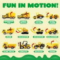 thumbnail image 3 of Juego de juguetes para camiones de construcción JOYIN 25 en 1 con sonido, 3 of 8