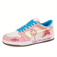 thumbnail image 1 of Mujeres Zapatillas Con Patrón De Corazón, Moda Cordones Zapatos Al Aire Libre, Ligero Y Transpirable Zapatillas De Correr, 1 of 4