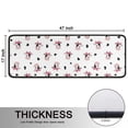 thumbnail image 5 of Kitchen Rugs Sets Of 2,White Cow Black Spot Bow Pattern Anti Fatigue Kitchen Mat Rugs Non Slip Washable,Decorative Kitchen Floor Mats for Kitchen,Sink,Laundry,17"x47"+17"x47", 5 of 5