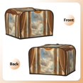 thumbnail image 3 of Fotbe Golden Drapes Pillars Clouds for Four Slice Toaster Cover, Fingerprint Protector, Super Soft Appliance Cover And Dust Cover,Bread Dust Cover & Fingerprint Protection, 3 of 7