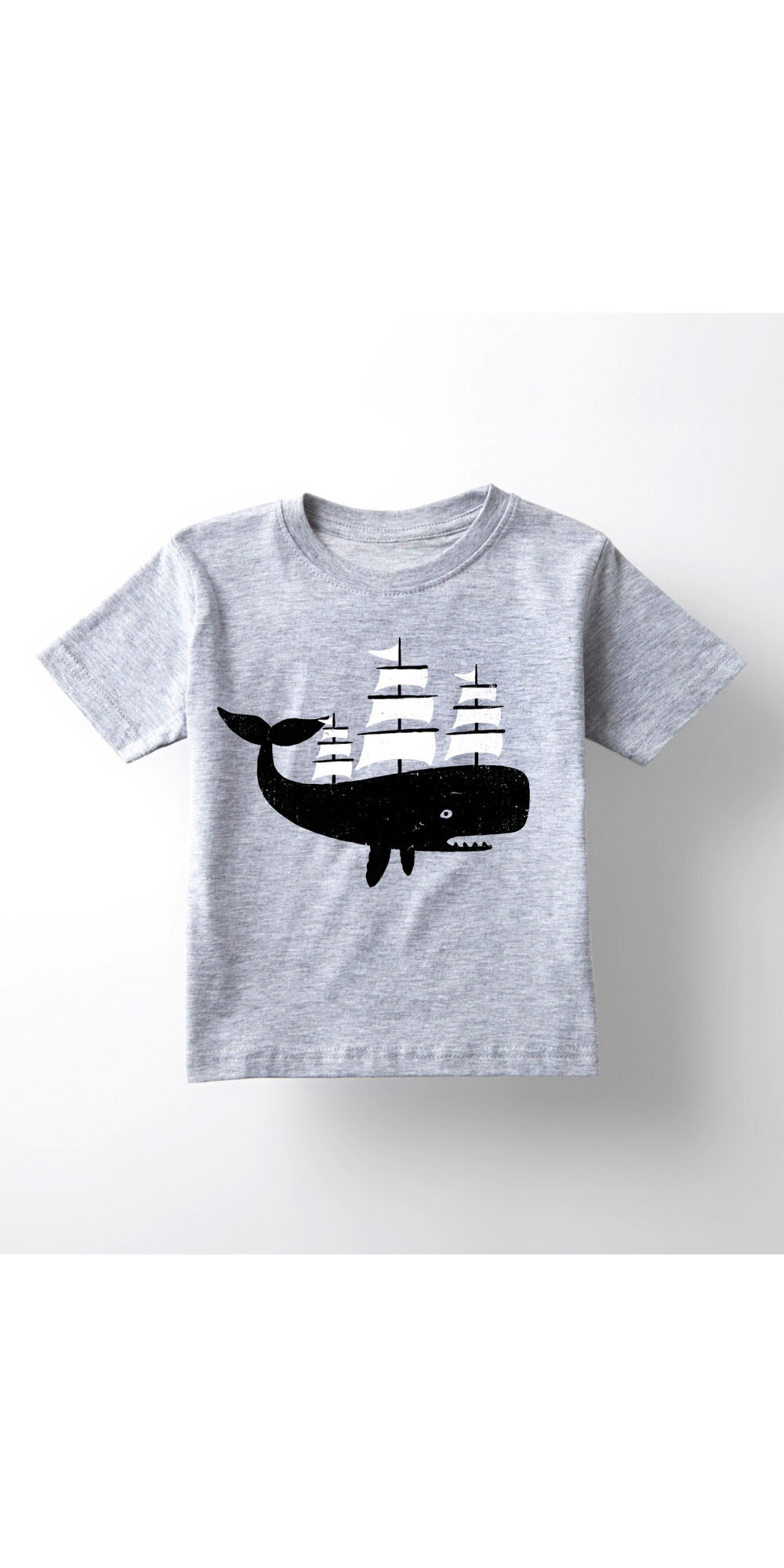 Instant Message Whale Ship-Toddler Short Sleeve Tee Instant Message Whale Ship-Toddler Short Sleeve Tee